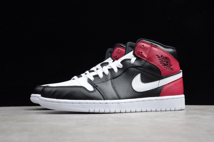 Air Jordan 1 Mid black noble red BQ6472-016 - Image 13