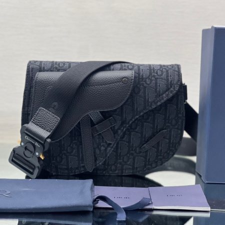 DIOR Saddle Embroidery Crossbody Bag - Image 4