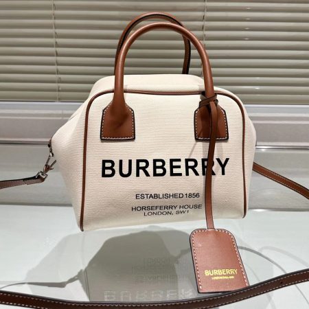 Burberry Bowling Handbag Bag Small - Image 3