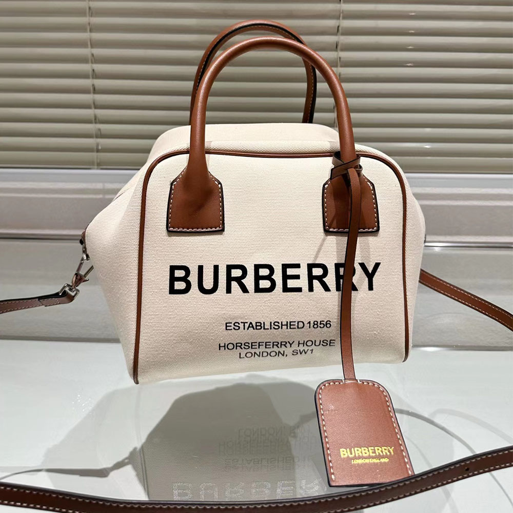Burberry Bowling Handbag Bag Small - Image 3