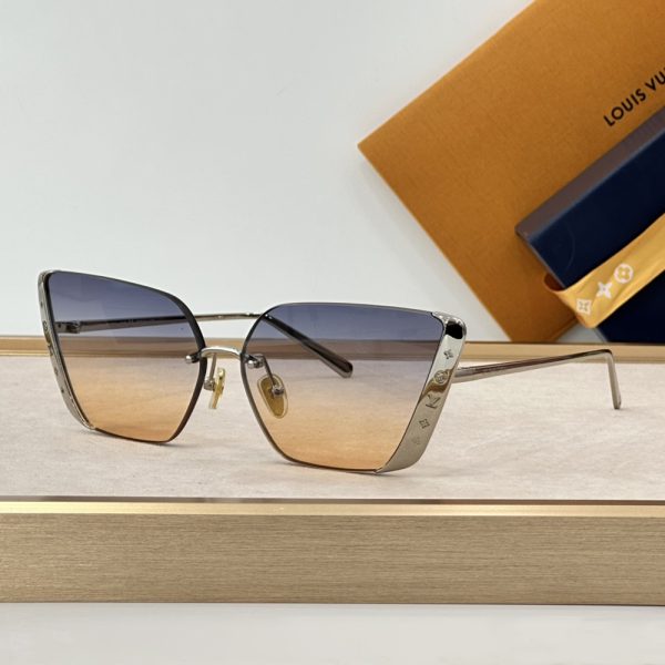 LV Metal Frame Sunglasses Top Quality