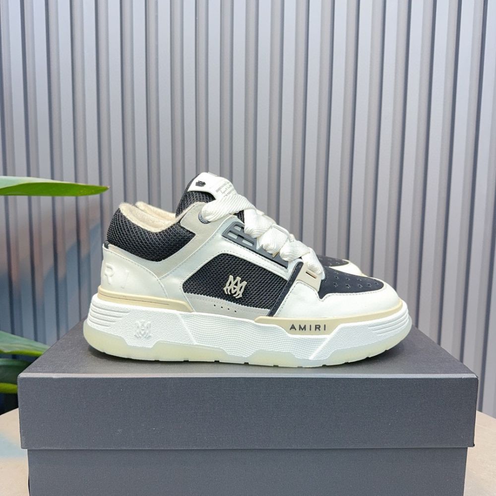 Amiri MA-1 Leather Low Top Fashion Boardshorts Sneakers Shoes - Image 8