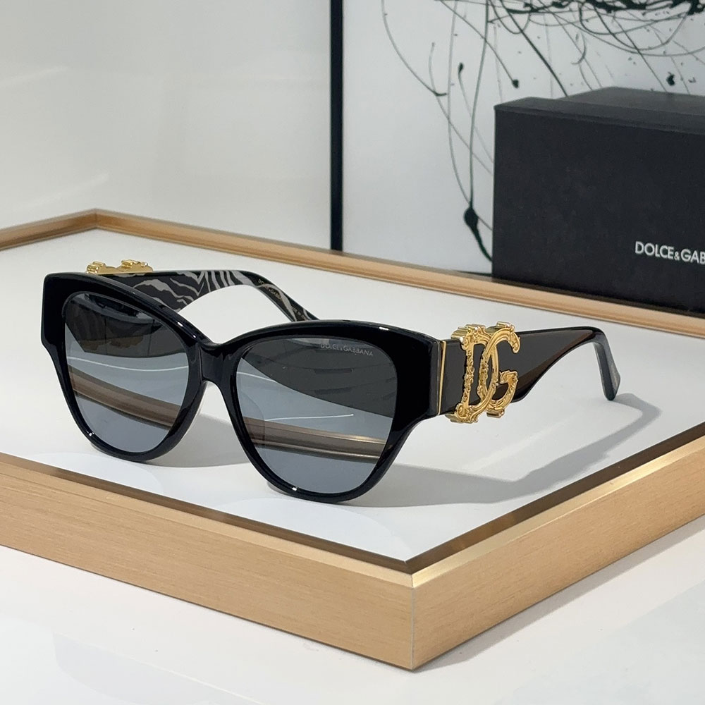 DOLCE & GABBAN DG Mirror leg Large Logo Sunglasses Top quality - Image 1