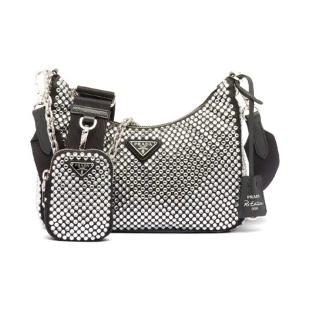 Prada Re-Edition  Crystal  Shoulder Messenger Bag - Image 1
