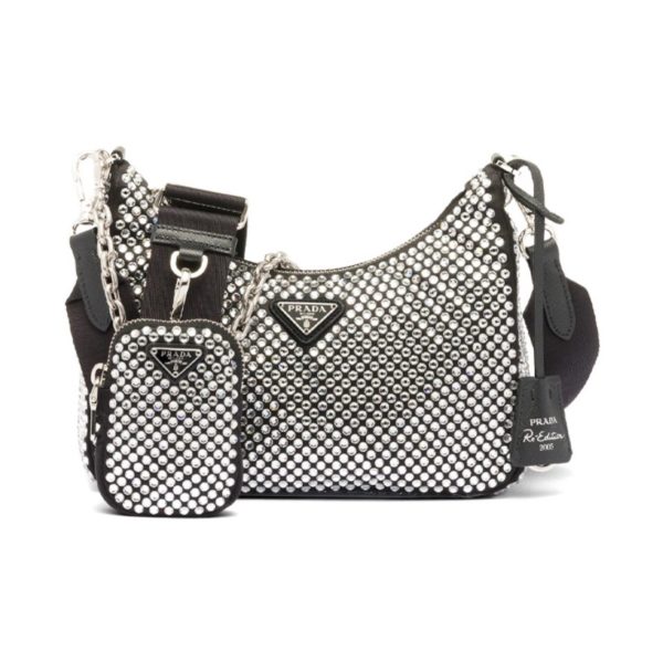 Prada Re-Edition  Crystal  Shoulder Messenger Bag