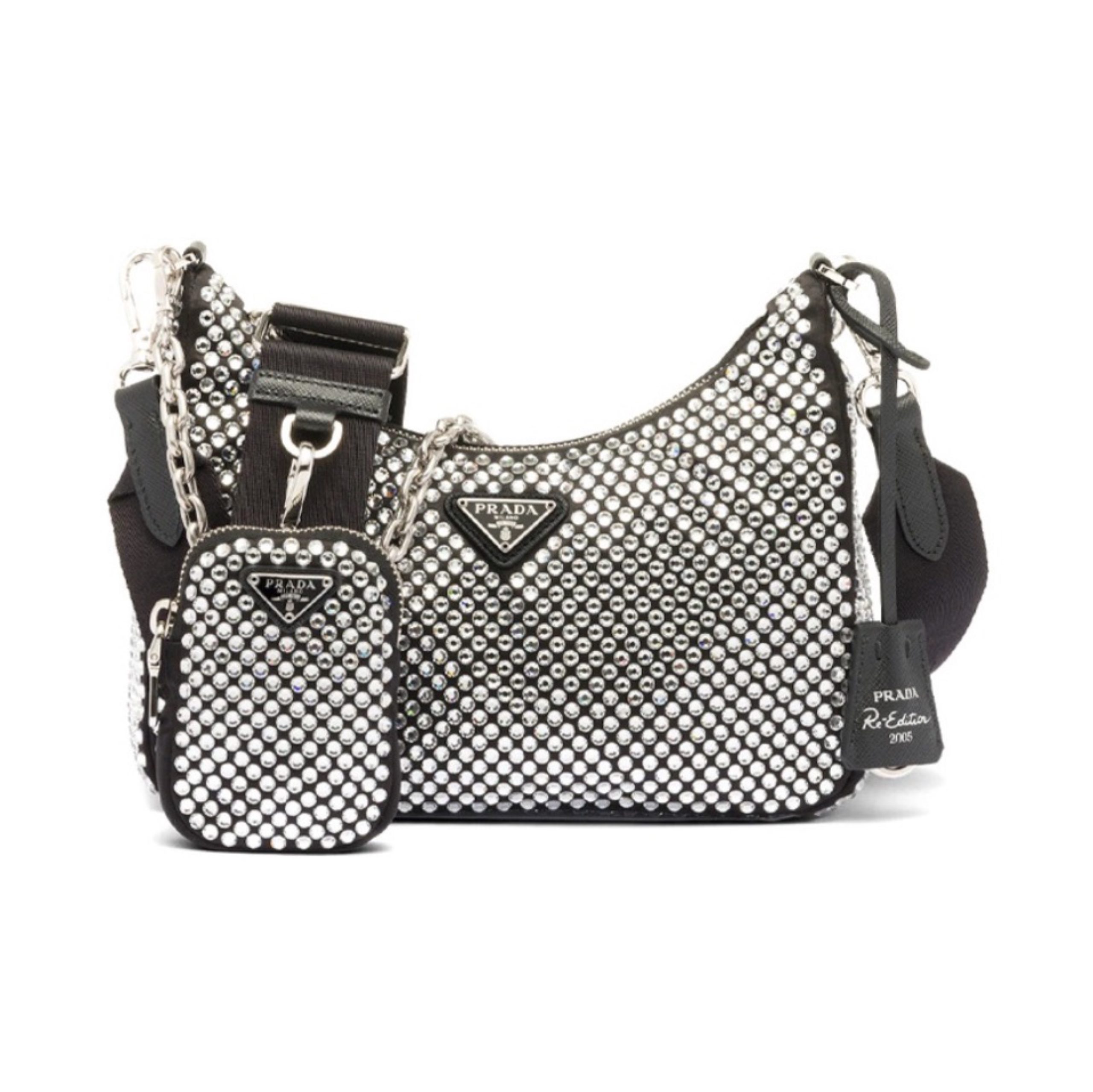 Prada Re-Edition  Crystal  Shoulder Messenger Bag - Image 1