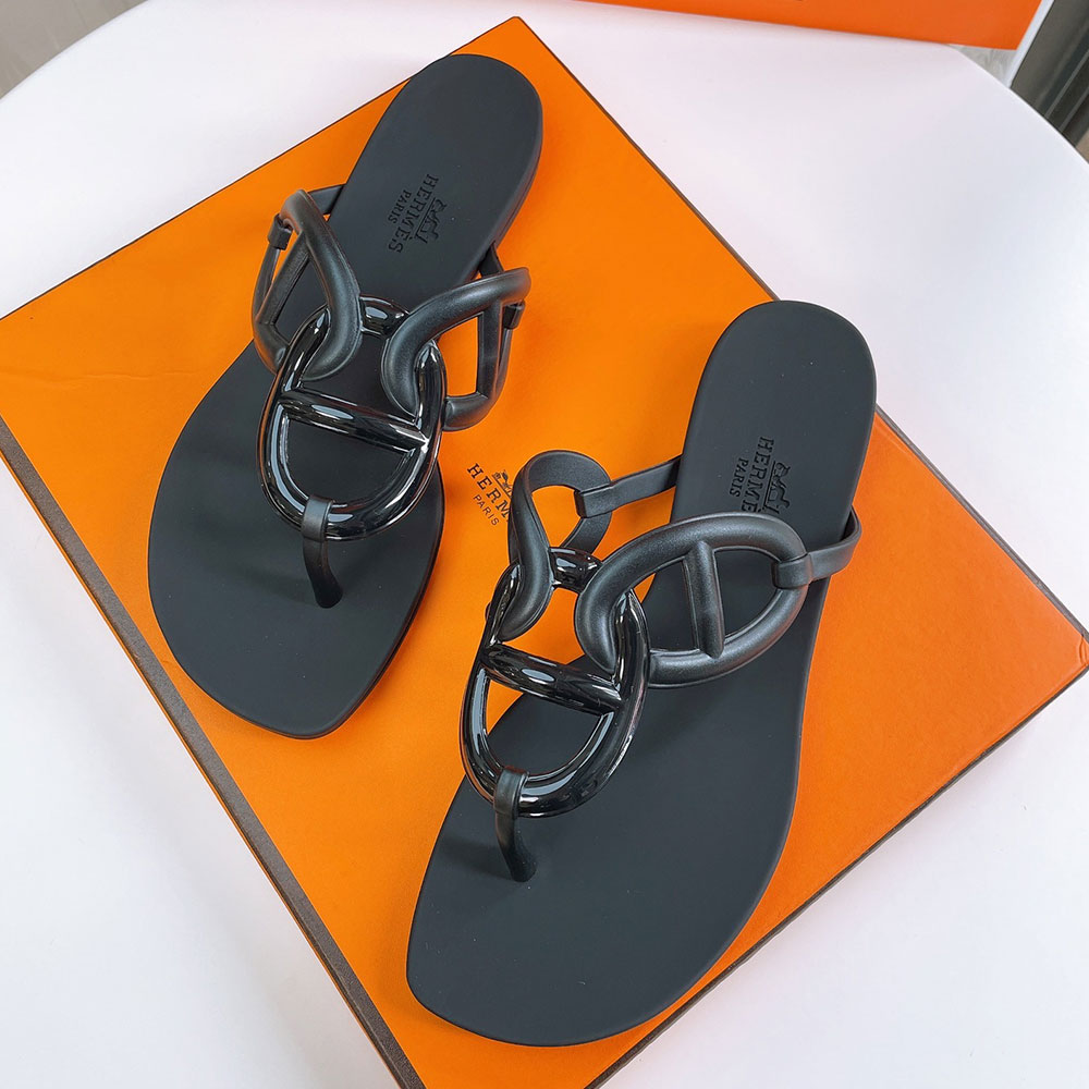 Hermes Shoes Egerie Fashion Slippers Slide Sandal - Image 3