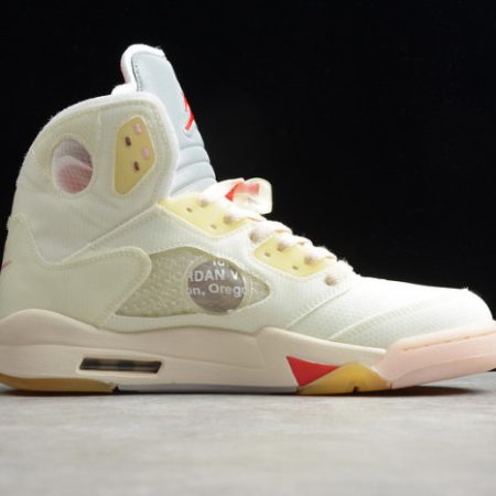 Off-White Air Jordan 5 ice cream colorway CT8480-002 - Image 10