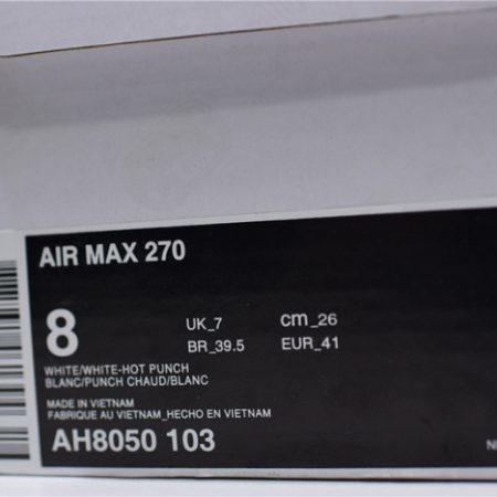 NIKE AIR MAX 270 WHITE HOT PUNCH AH8050-103 - Image 18