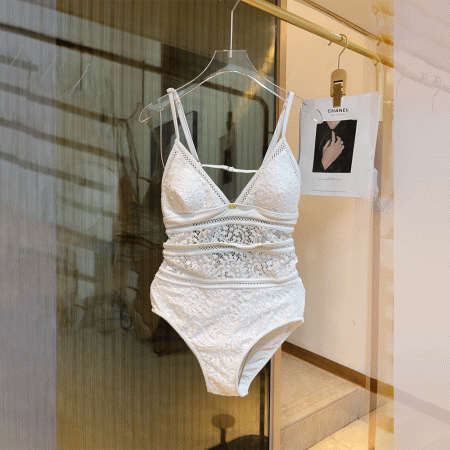 Valentino Lace Cutout One-piece Swimsuit Swimwear - Image 2