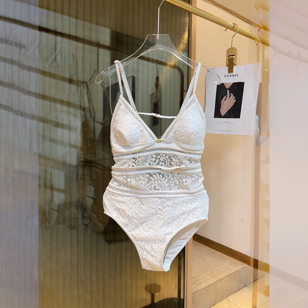 Valentino Lace Cutout One-piece Swimsuit Swimwear - Image 2