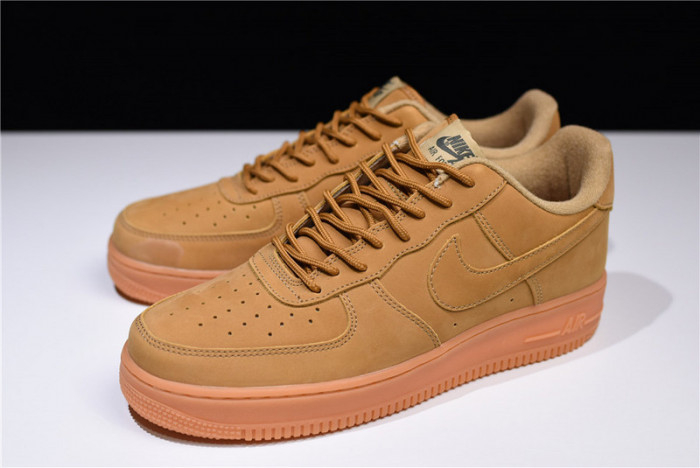 Nike Air Force 1 07 WB Flax/Flax-Gum Wheat Basketball Shoes AA4061-200 - Image 12