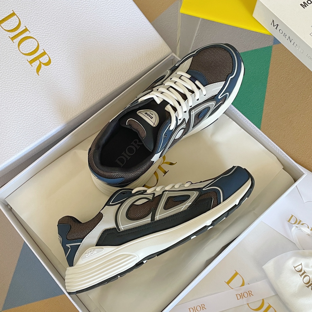 Dior B30 Dad Sneakers Brown (AAA High Quality Version) - Image 3