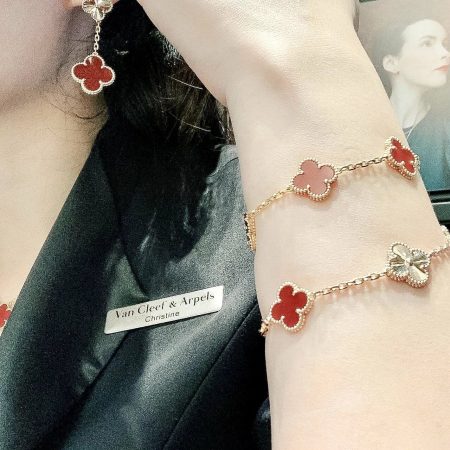 Van Cleef&Arpels VCA alhambra Bracelet Carnelian - Image 2