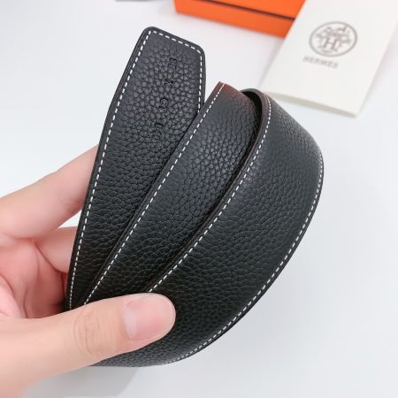 Hermes H Belt Buckle & Reversible Black For Women, Women Belt 380MM - Image 2