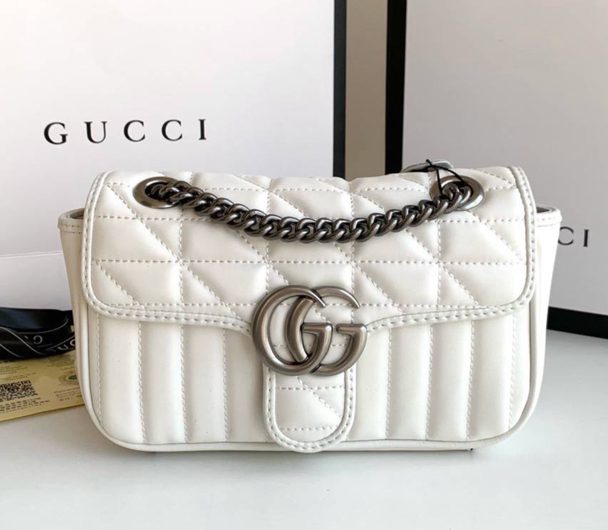 Gucci GG Marmont -Vertical stripes - Image 8