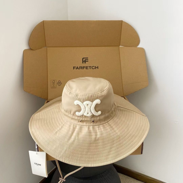 Ceiline  Embroidered Fisherman's Hat Sunhat