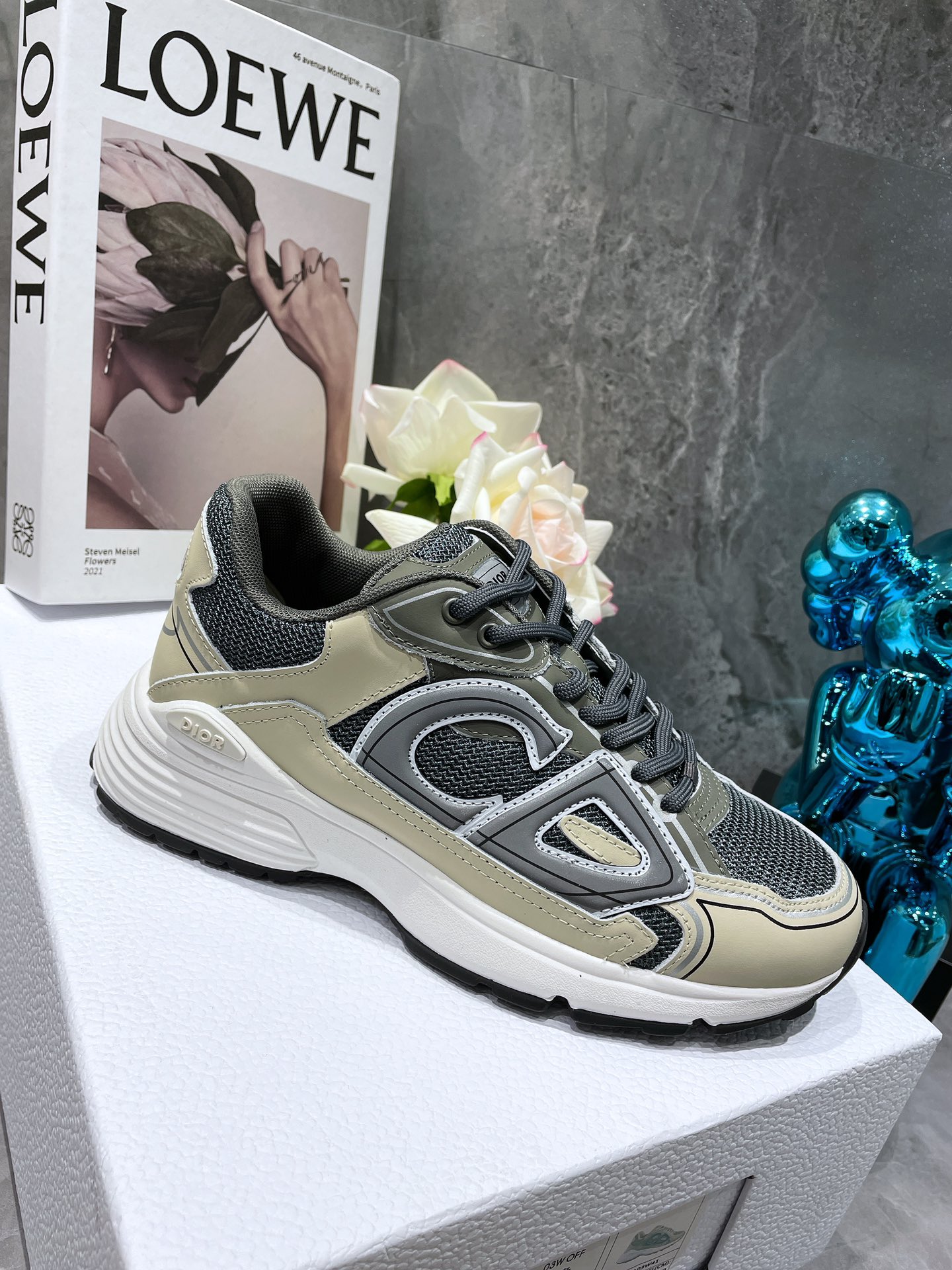 Dior B30 Dad Sneakers Green Gray (AA Normal Quality Version) - Image 2
