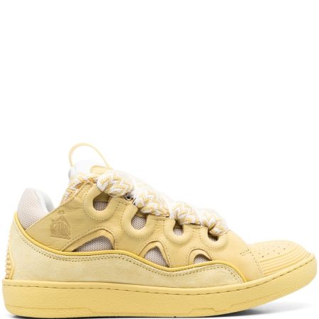 Lanvin LEATHER CURB SNEAKERS