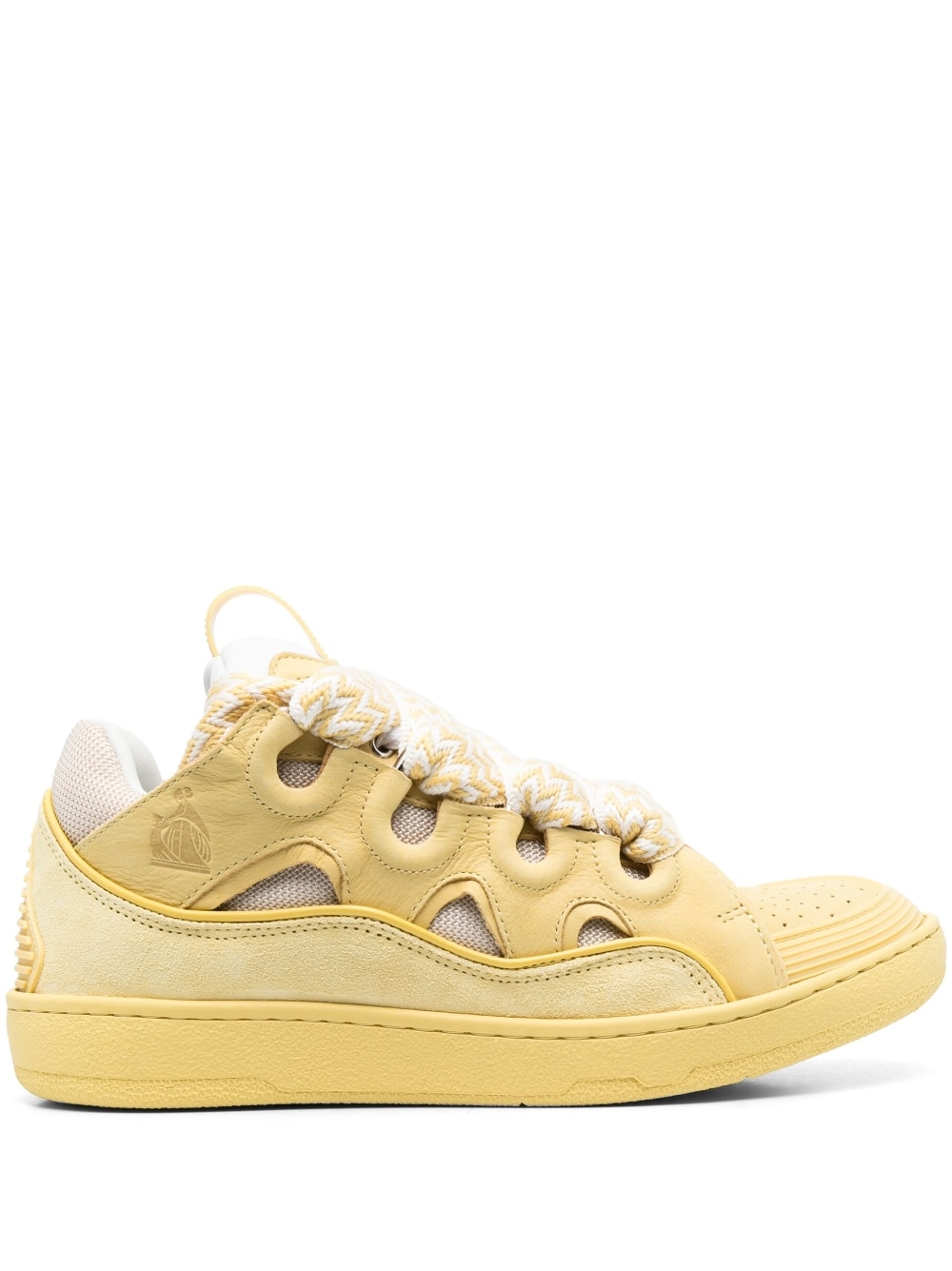 Lanvin LEATHER CURB SNEAKERS - Image 1