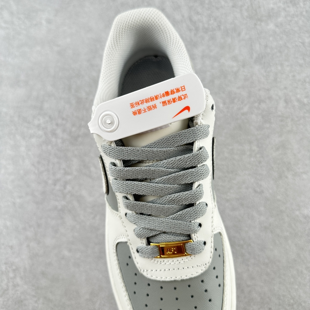 Nike Air Force Fashion White Grey - Image 9