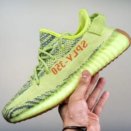 Yeezy350 Boost V2 “ Semi Frozen Yellow" - Image 4