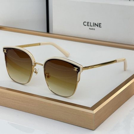 Celine  Metal Front Frame Logo  sunglasses Top quality - Image 3