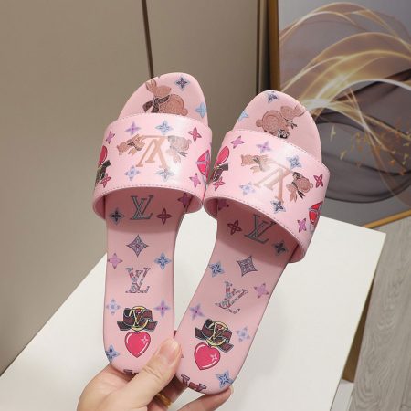 LV Cute Bunny Flats Slide Sandal - Image 5