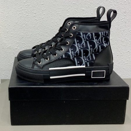 Dior B23 Black Boutique Fashion Skateboard Canvas - Image 5