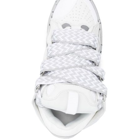 Lanvin LEATHER CURB SNEAKERS - Image 4