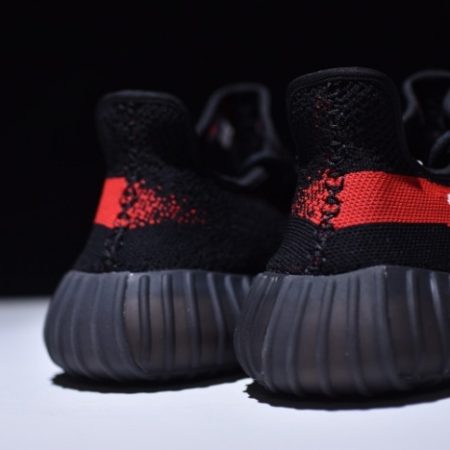 Yeezy Supreme Boost 350 V2 BLACK AND RED - Image 3