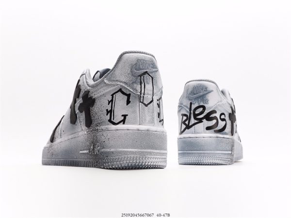Customized cross oil splashed ink God bless DH2920-111