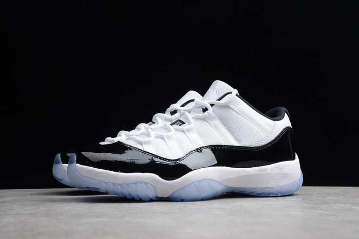 AIR JORDAN 11 RETRO LOW "CONCORD" BLACK/ WHITE mens 528895-153 - Image 13