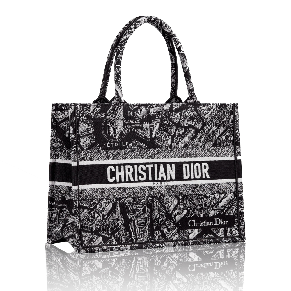 DIOR Book Tote Paris Map Bags - Image 1