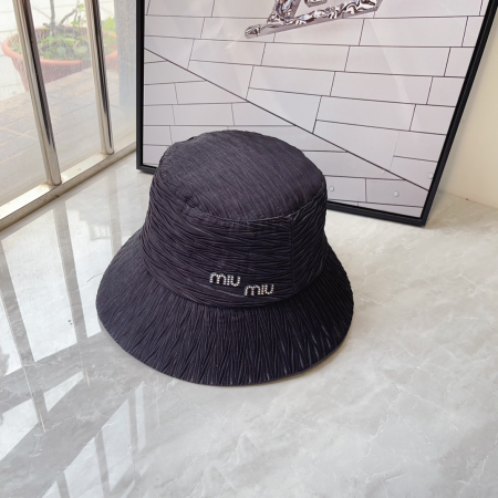 Miu Miu Textured Fisherman's Hat  Sunhat - Image 2