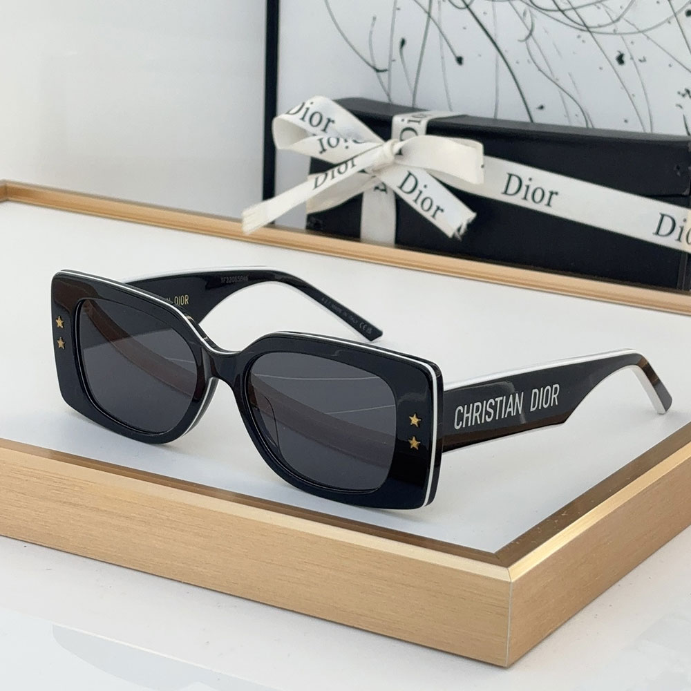 Dior Side Letter Plate Frame sunglasses Top quality - Image 1