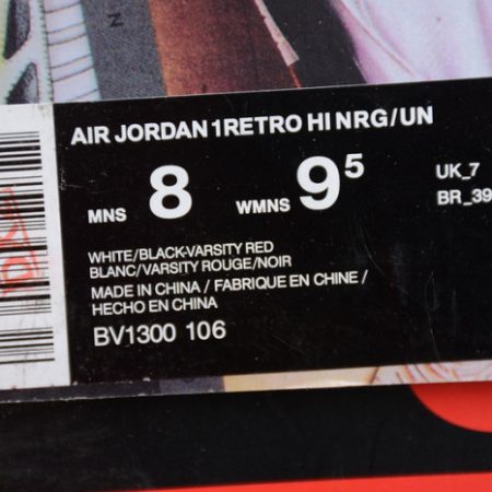 Air Jordan 1 Retro Hi Nrg/un Union X BV1300-106 - Image 15