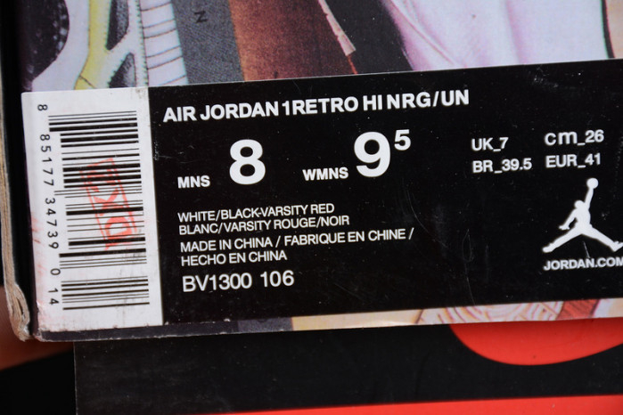 Air Jordan 1 Retro Hi Nrg/un Union X BV1300-106 - Image 15