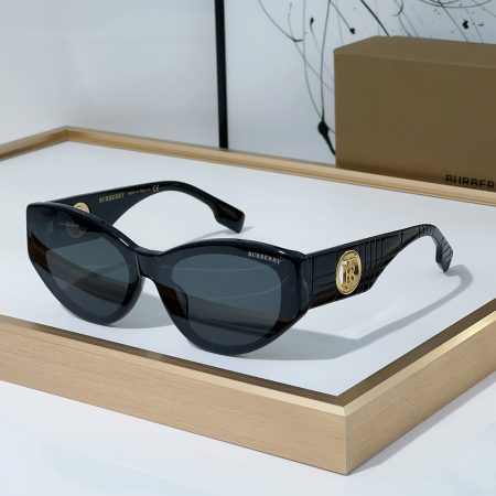 Buberry  Mirror leg Hollowed out Logo  Sunglasses Top quality - Image 5