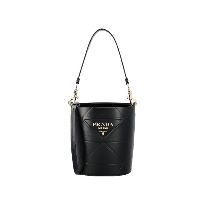 Prada Checkered Bucket Bag - Image 1