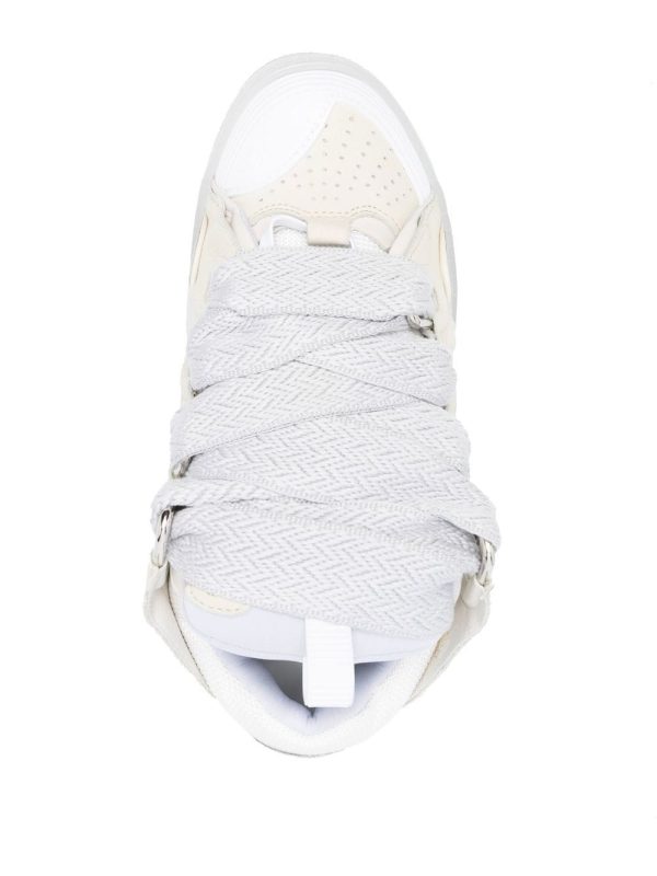 Lanvin LEATHER CURB SNEAKERS