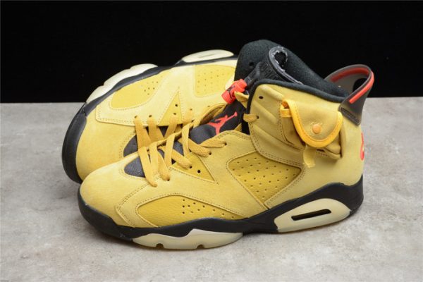 Travis Scott Air Jordan 6 yellow Cactus Jack CN1084-300