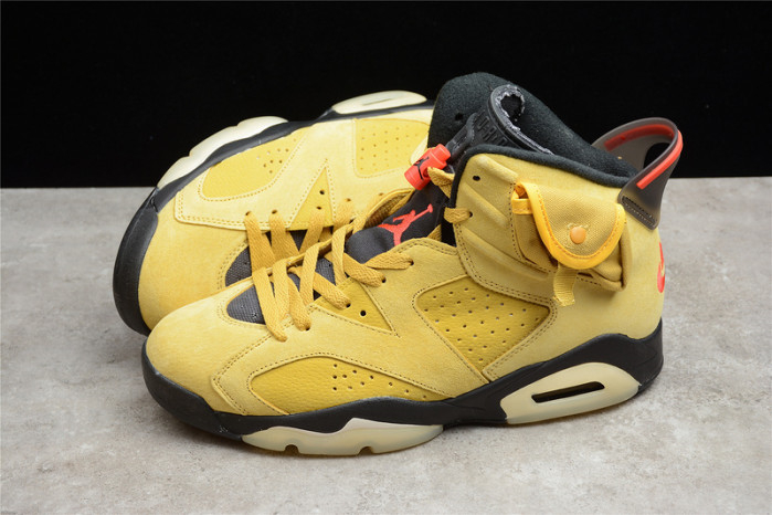 Travis Scott Air Jordan 6 yellow Cactus Jack CN1084-300 - Image 12