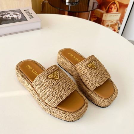 Prada Stylish Platform Sandals Slide Sandal - Image 4