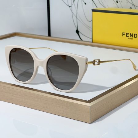 Fendi Slim Metal Mirror legs Sunglasses Top quality - Image 1