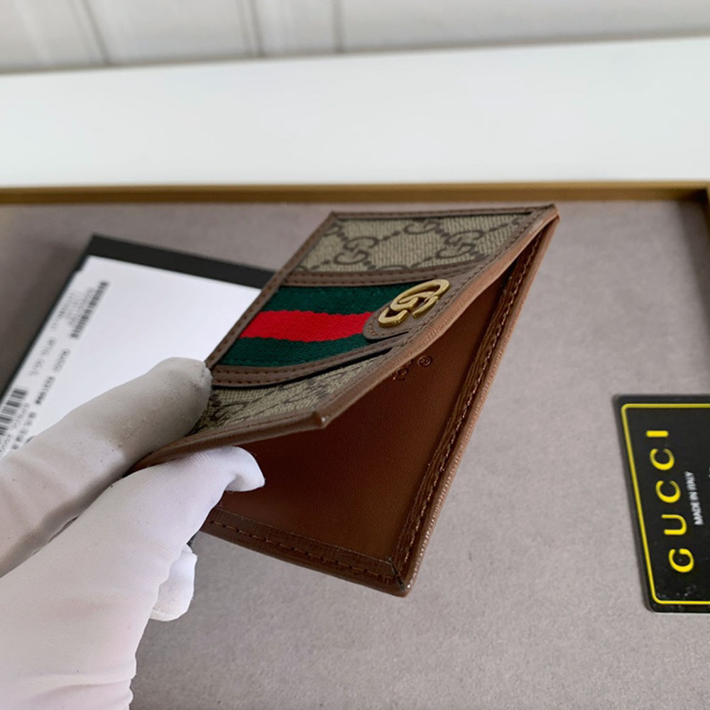 Gucci Unisex GG Card Holder - Image 5