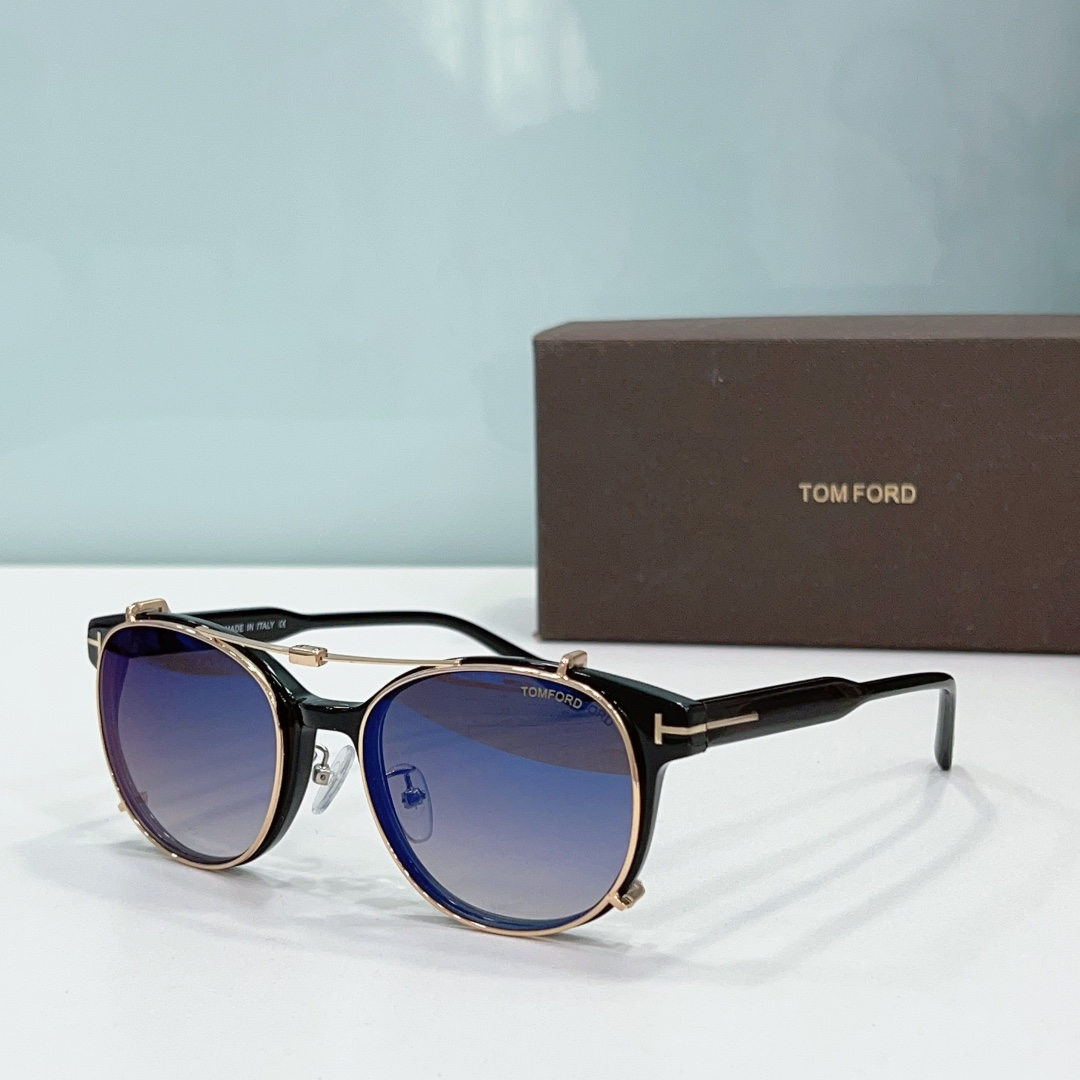 Tom Ford Round Metal Frame Sunglasses Top Quality - Image 5