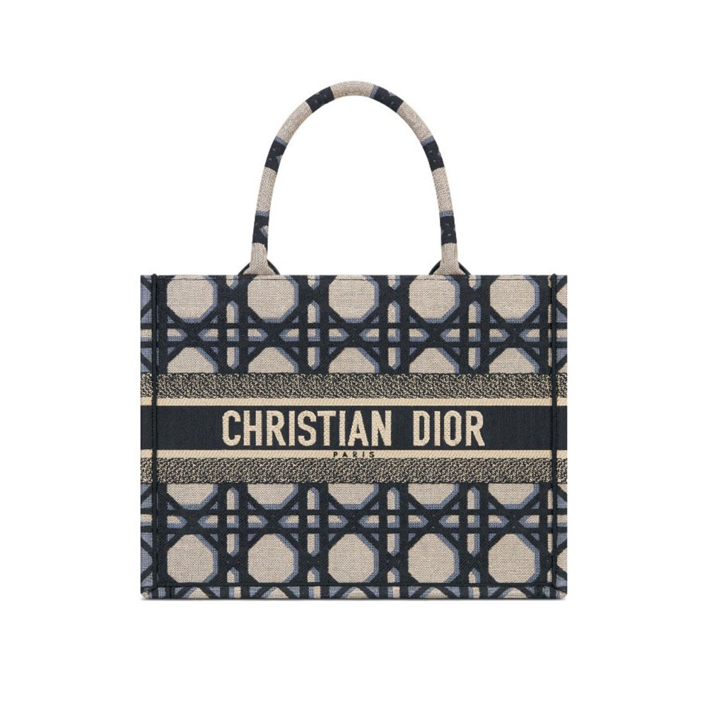 Dior Book Tote D-Lace Macrame Bag - Image 1