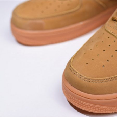 Nike Air Force 1 07 WB Flax/Flax-Gum Wheat Basketball Shoes AA4061-200 - Image 8