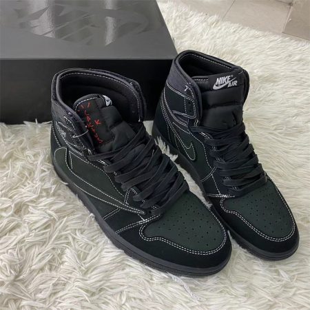 Travis Scott x Air Jordan 1 high OG "Black Phantom" DM7866-000 - Image 6